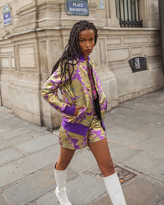 Mya margot bomber jacket-null