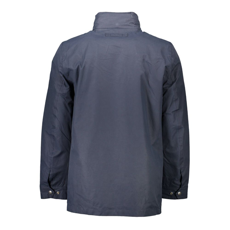 Blu polyester men's jacket-null
