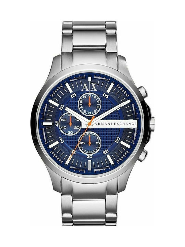 A|x armani exchange ax2155 chronograph watch for men stainless steel 46mm-null