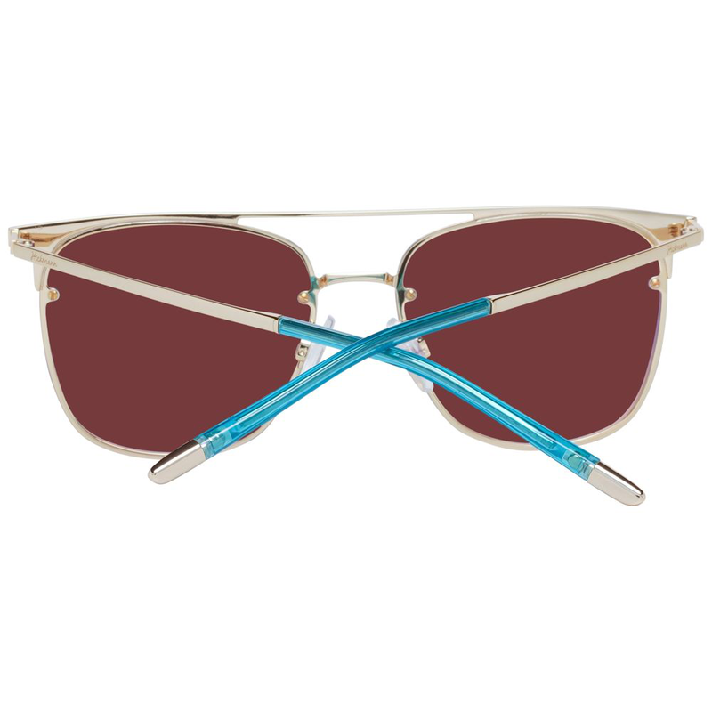 Gold metal sunglasses-null