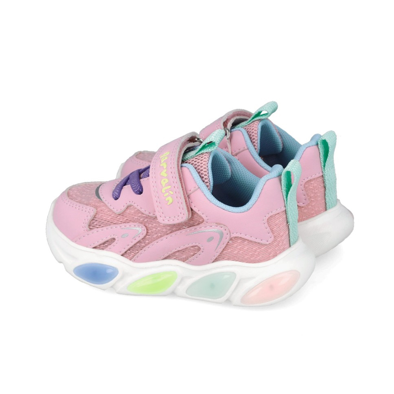 Garvalin lights on sneakers for girls-null