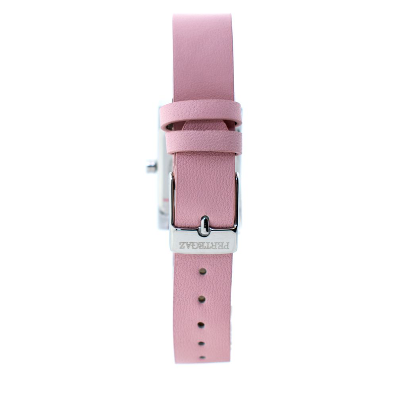 Multicolor leather dress watch-null