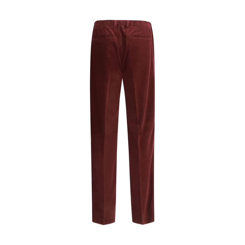 Bordeaux cotton casual pants-null