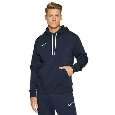 Park 20 fleece pullover hoodie, Obsidian / White, medium