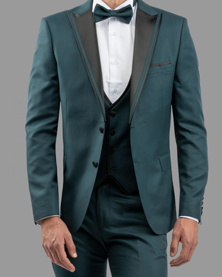 Dezign the tuxedo tailor made suit, Green Dark, medium
