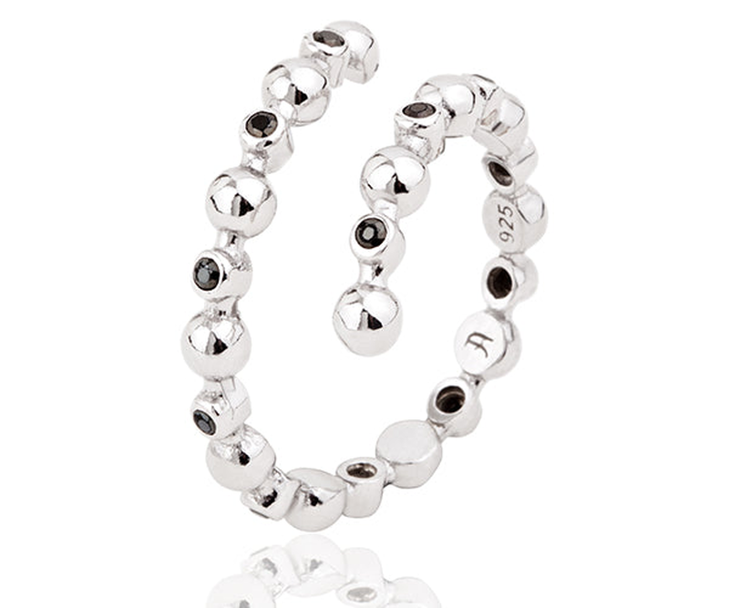 Concordia twist zircon ring-null