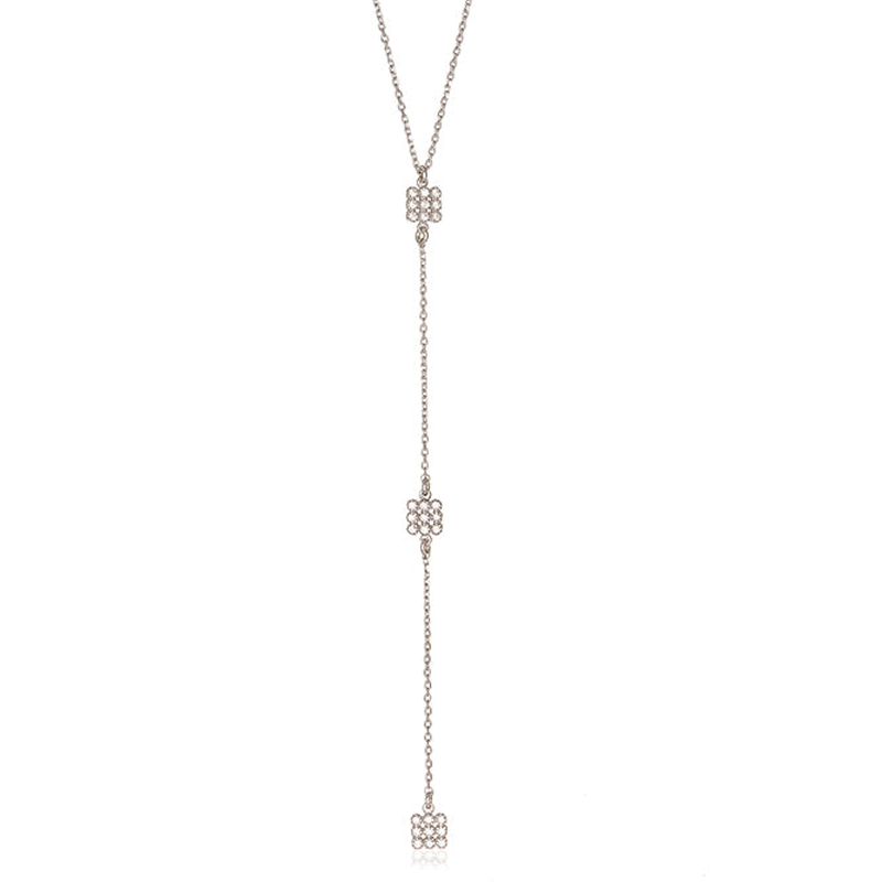 Selene tie necklace-null