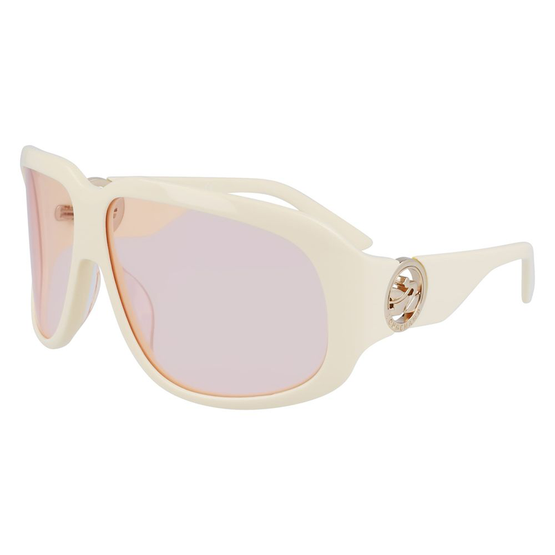 White acetate sunglasses-null