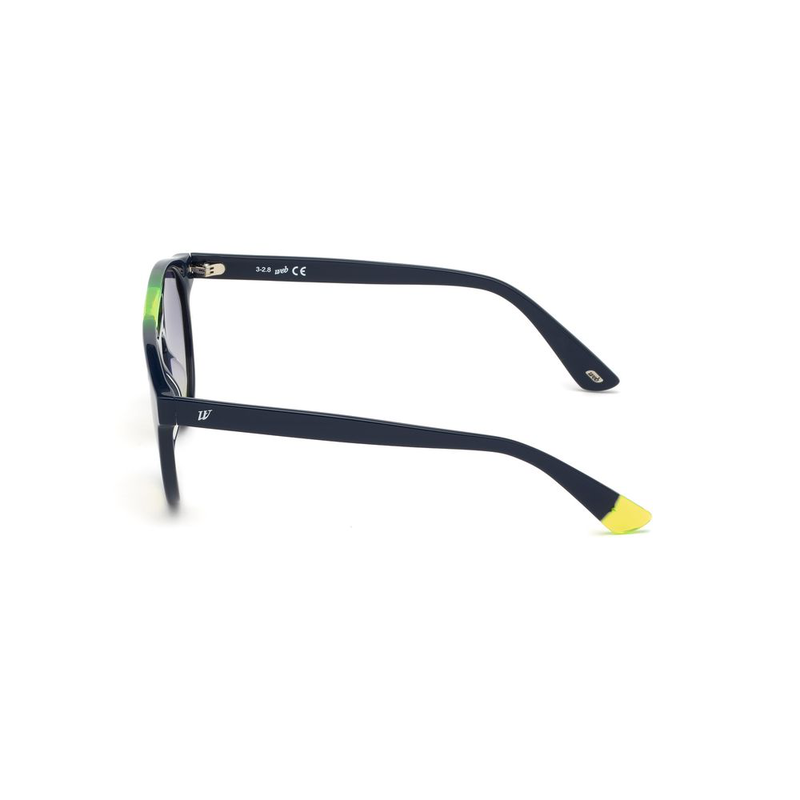 Blue plastic sunglasses-null