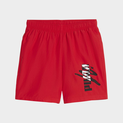 Ess+ logo lab woven shorts