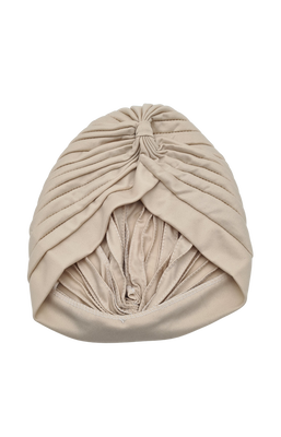 Premium stretchy turban headwraps &ndash; instant elegance in every color!, Lighter Brown, medium