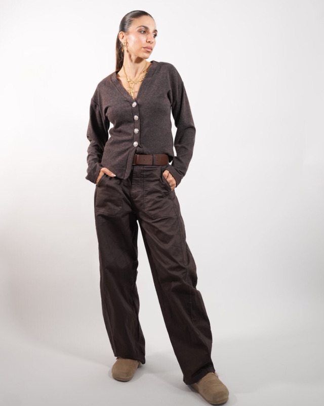 Balloon trousers with belt 7222nn-null