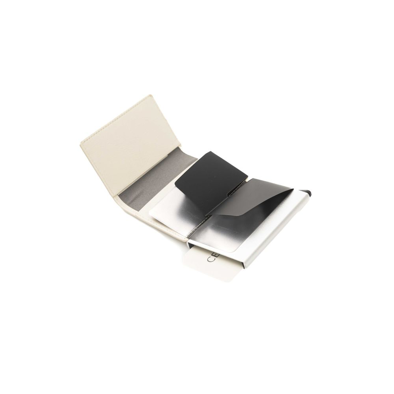 Beige calfskin men wallet-null