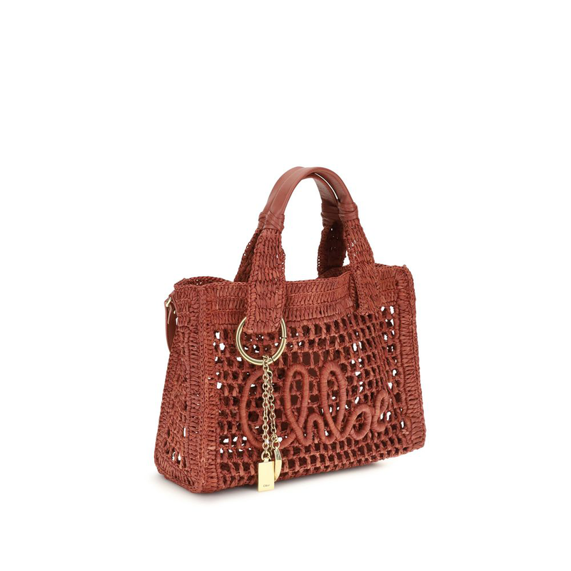 Multicolor raffia shoulder bag-null