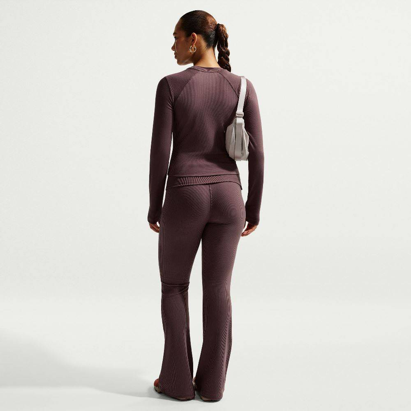 Womens chill knit mid-rise tight ribbed pant-null