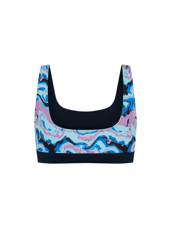Teen swimwear performance reversible crop top (top only) | limited edition-null