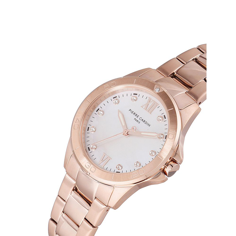 Multicolor stainless steel dress watch-null