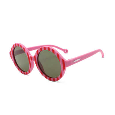 Medusa pink striped kids sunglasses