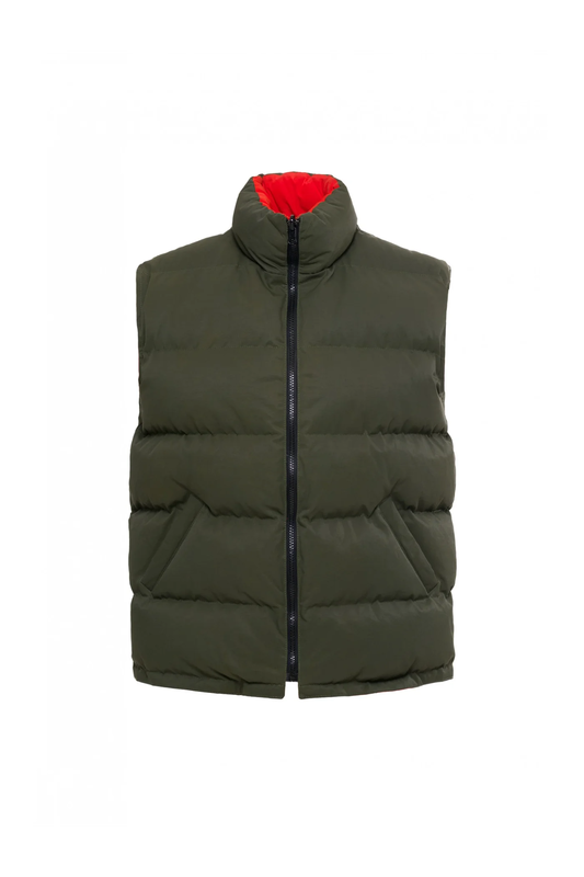 No name athens khaki  double face vest-null