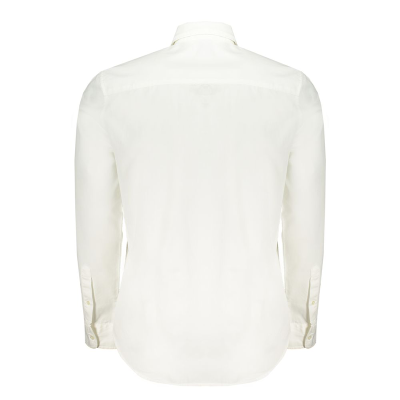 White cotton men shirt-null