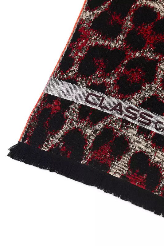 Burgundy wool men scarf-null