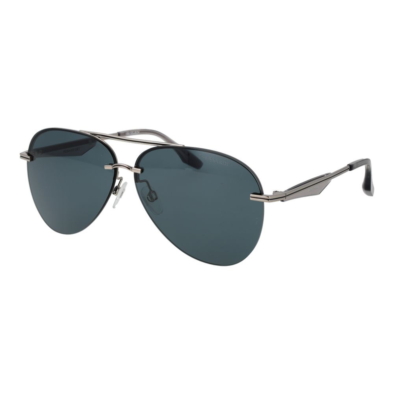 Gray metal sunglasses-null