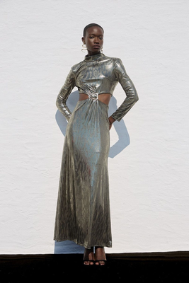 Be you maxi dress, Gold, medium