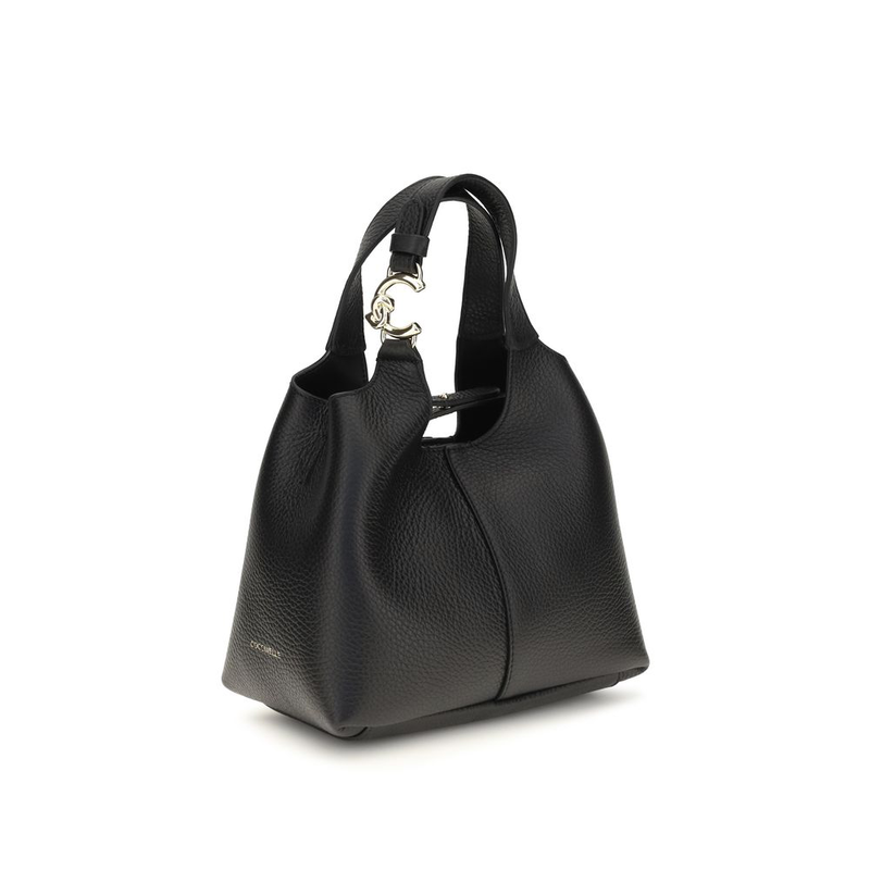 Black calf leather bos taurus shoulder bag-null