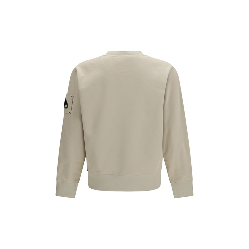 Beige cotton sweatshirt-null