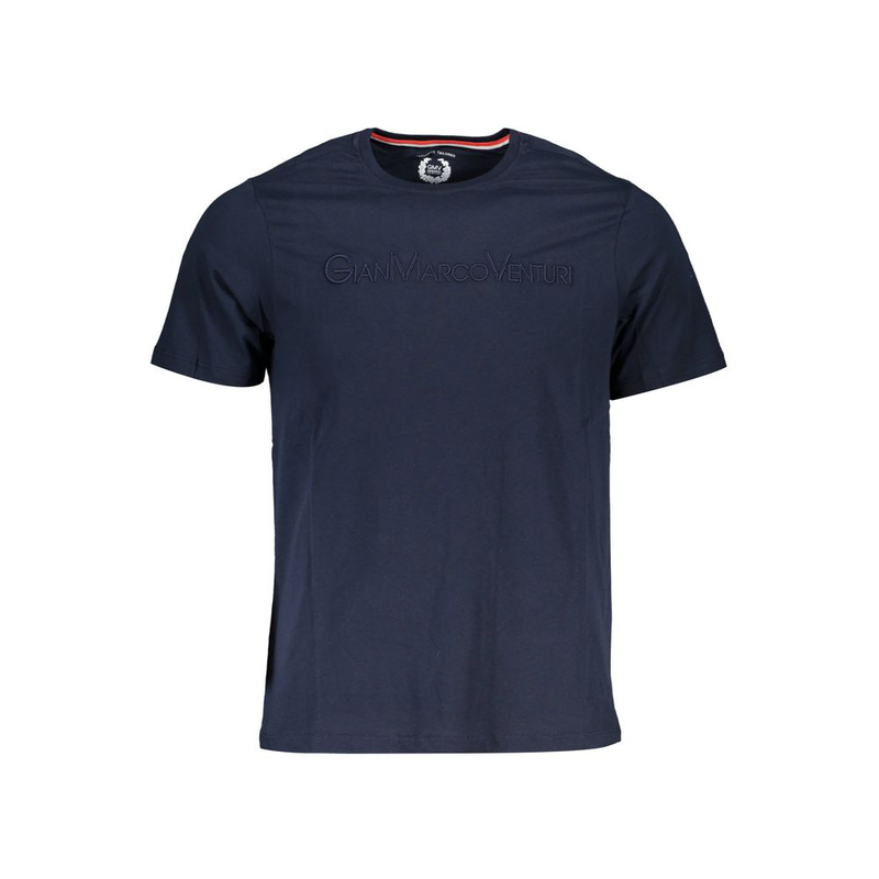 Blue cotton men t-shirt-null