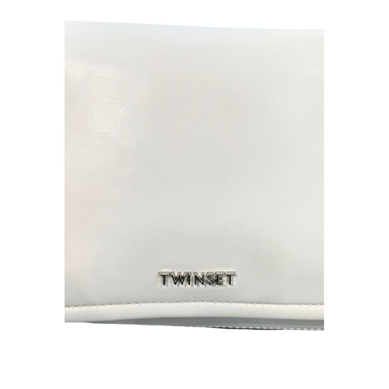 White pu women shoulder bag-null