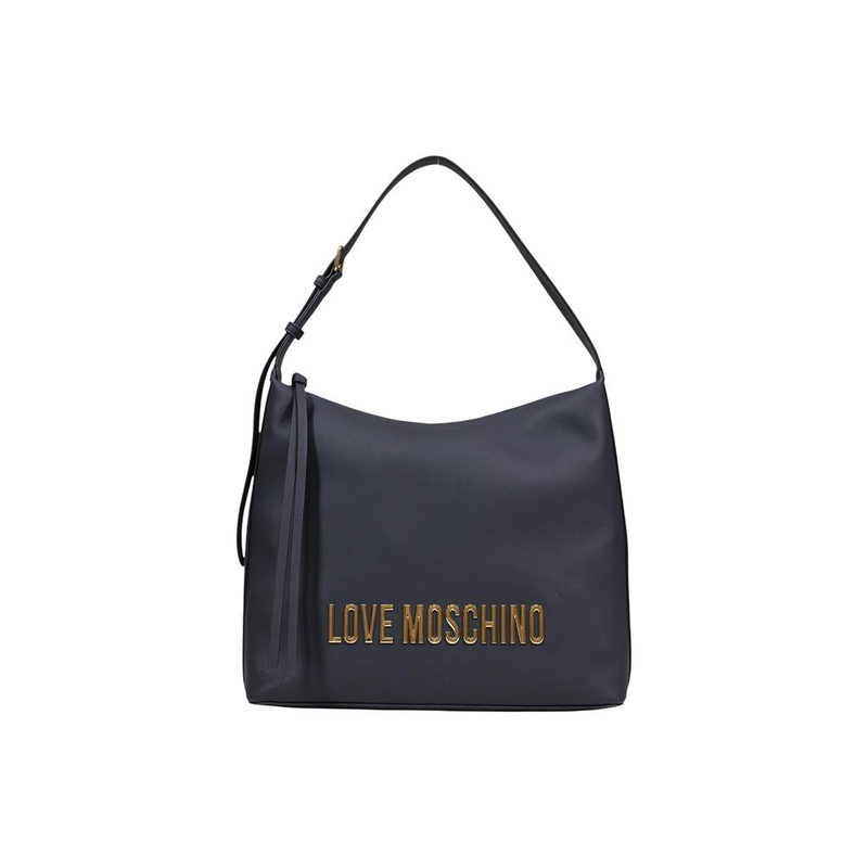Black polyethylene handbag-null