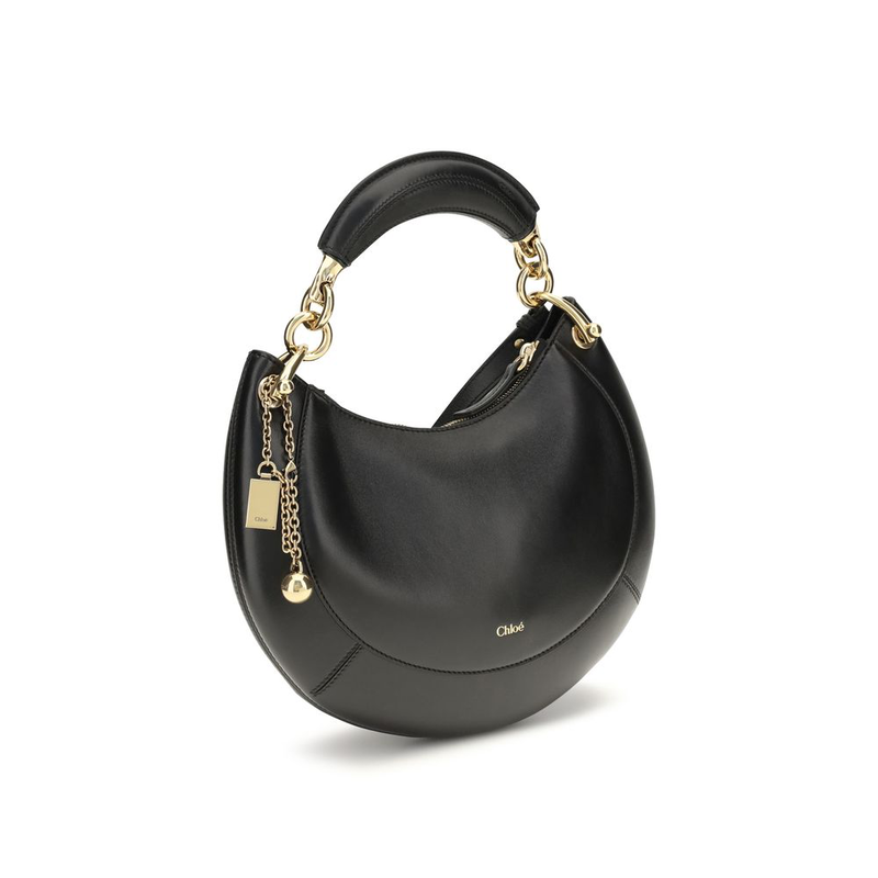 Black calf leather bos taurus shoulder bag-null