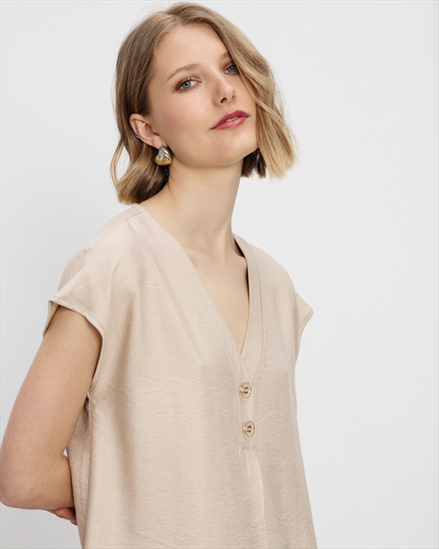 Blouse v neck-null
