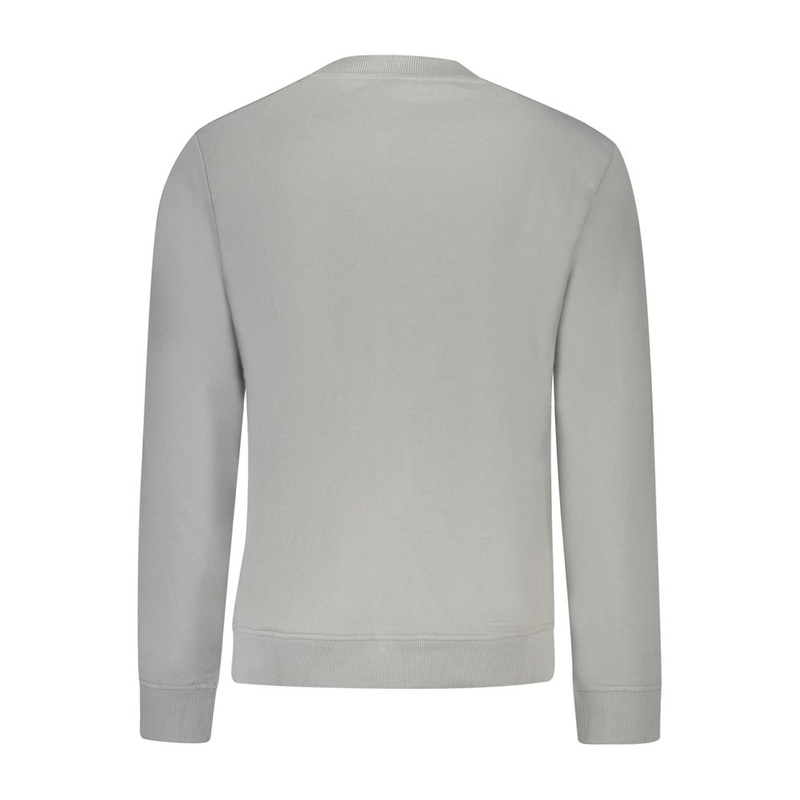 Gray cotton men's sweatshirt-null