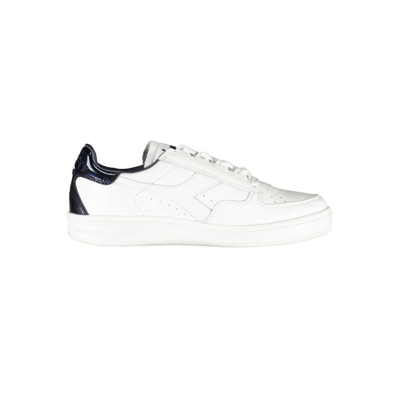 White leather women sneaker-null