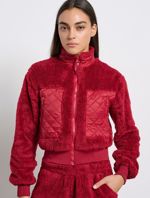 Bdtk woman's teddy fz mock neck, Suspiria, medium