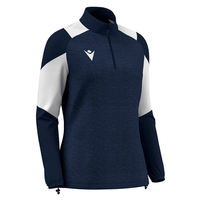 Chantico wn 1/4 zip top nav/wht, Navy / White, medium