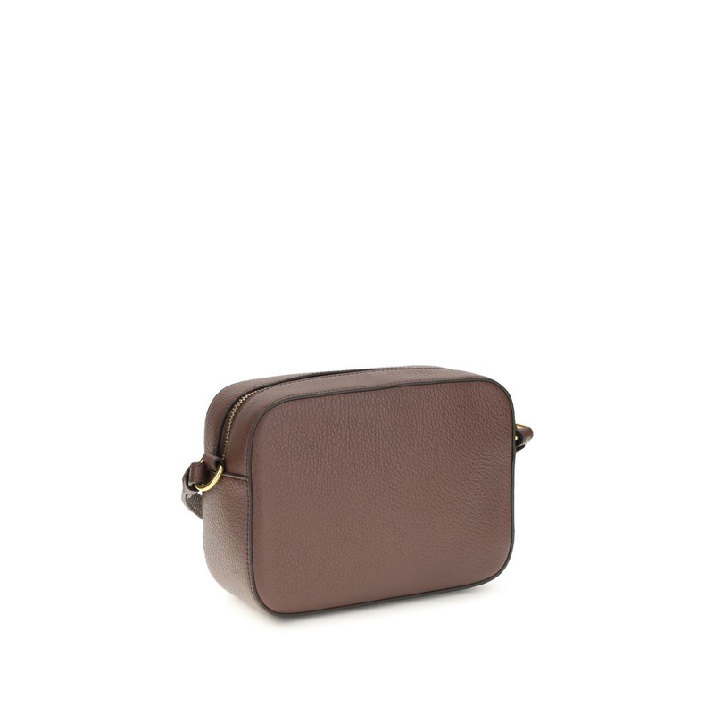 Brown calf leather bos taurus shoulder bag-null