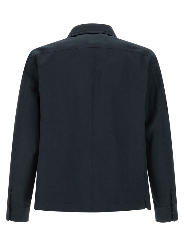 Blue cotton blouse-null