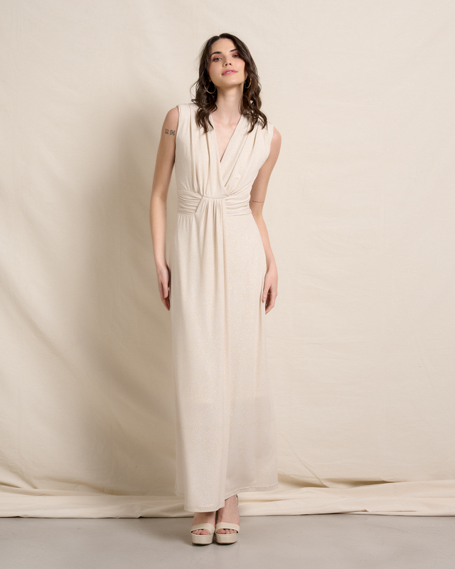 Maxi lurex gliter dress-null