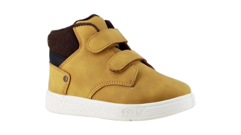 Boys high top ankle boot - camel-null