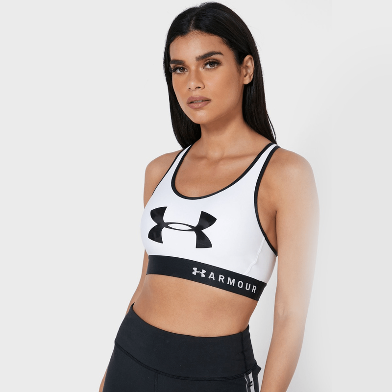 Under armour women's armour&reg; mid keyhole graphic sports bra-null