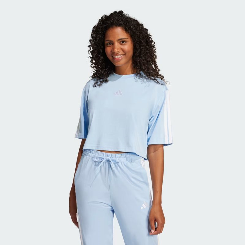 Adidas 3-stripes cotton loose tee je1197-null