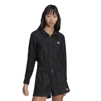 Adicolor classics lace track jacket, Black, medium