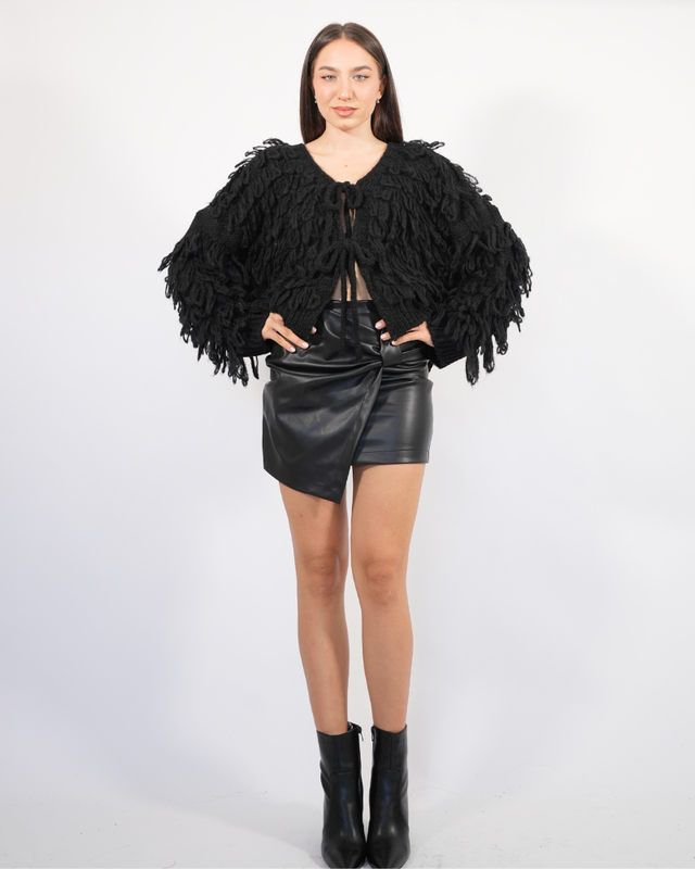 Mini leather skirt 2582-null