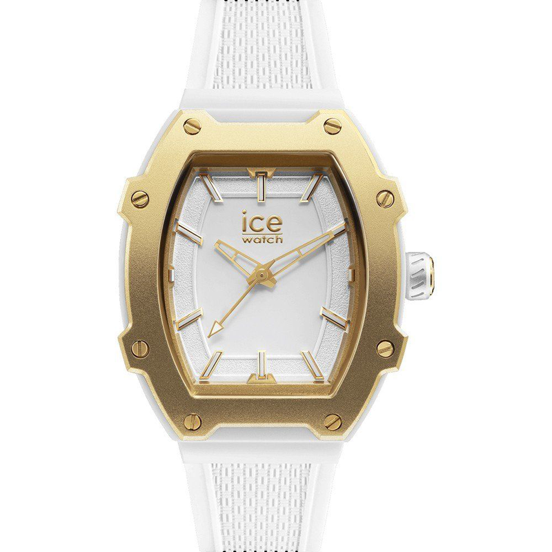 White synthetic dress watch-null