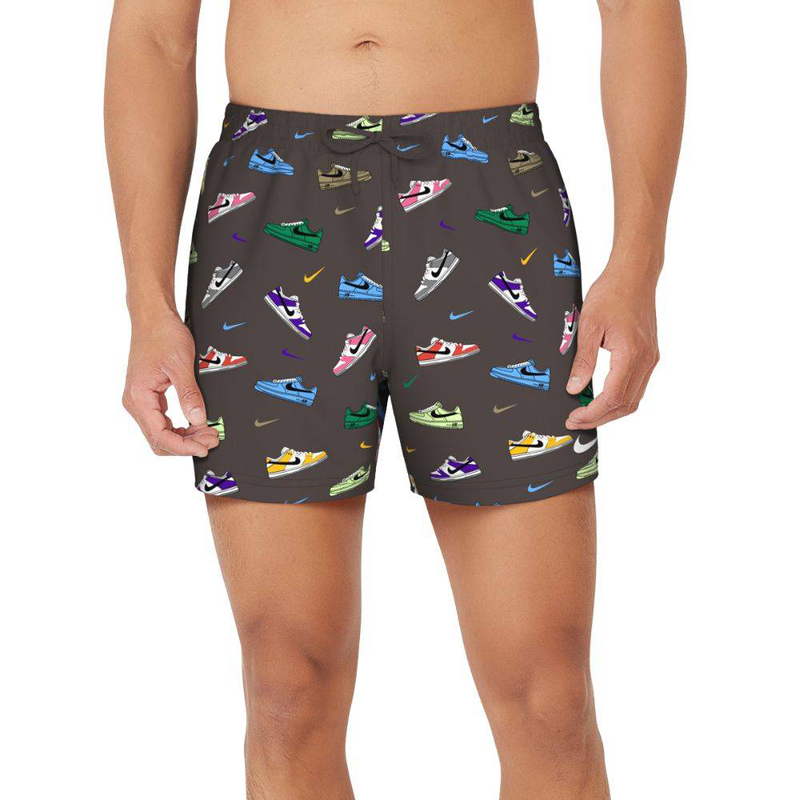 Multi print mens 5" volley swimshort-null