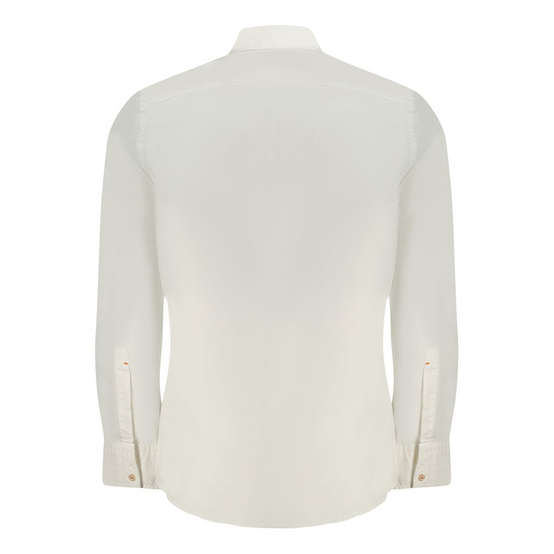 White cotton men shirt-null