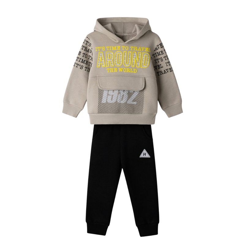 Product image: Hashtag for boys tracksuit set beige 243832-be-null